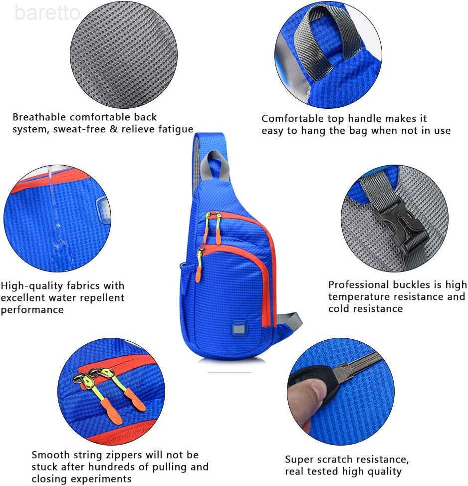 Small Sling Backpack Waterproof Unisex Shoulder Bag Chest Crossbody Daypack Z250909