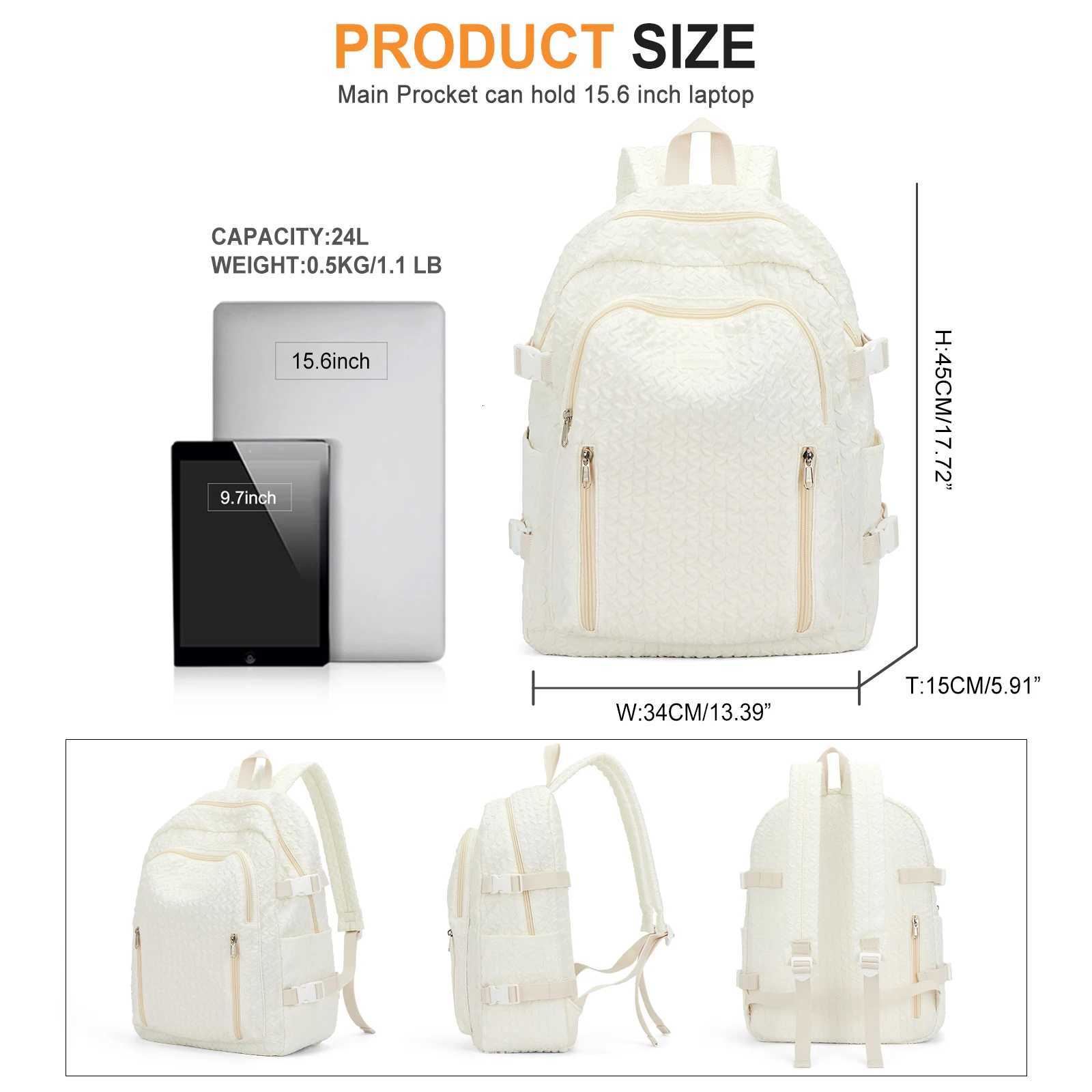 Backpack for Women Men Casual School Backpack Teen 156 inch Bookbag Lightweight Travel Rucksack College Laptop Backpack H250908