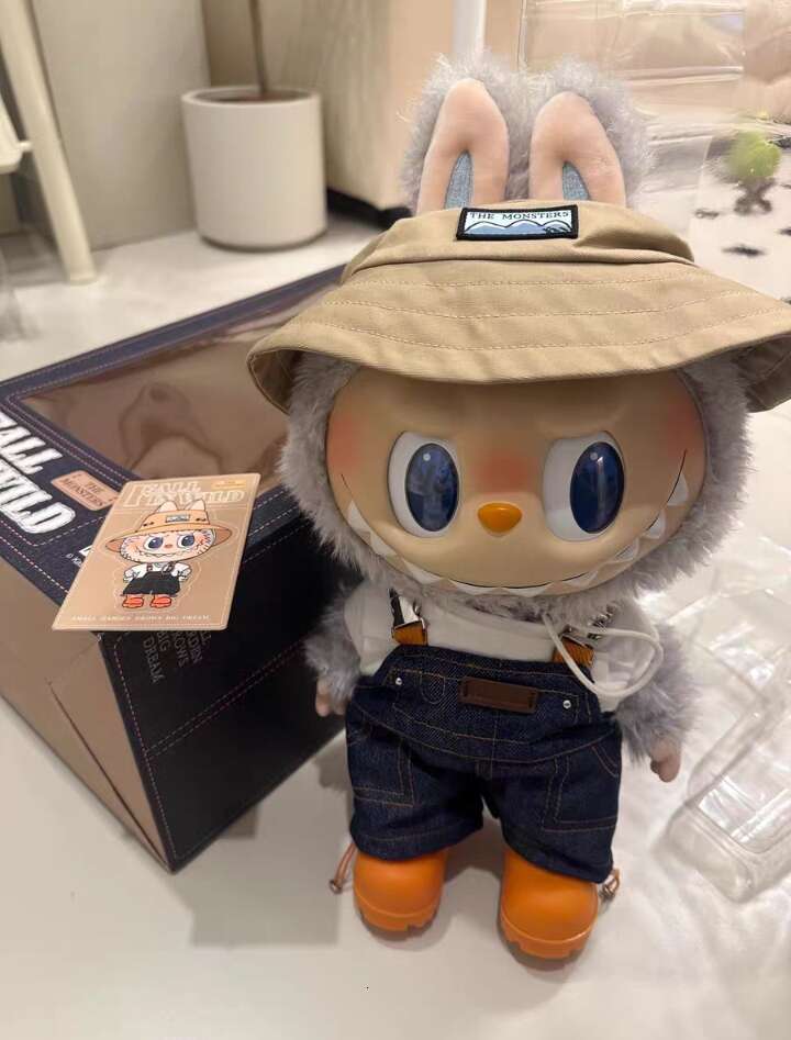 38Cm Labubu Vans Collaborative Limited Edition Monster Vinyl Plush Doll Series Cute Fall In Wild Blind Box Chess Adventure King