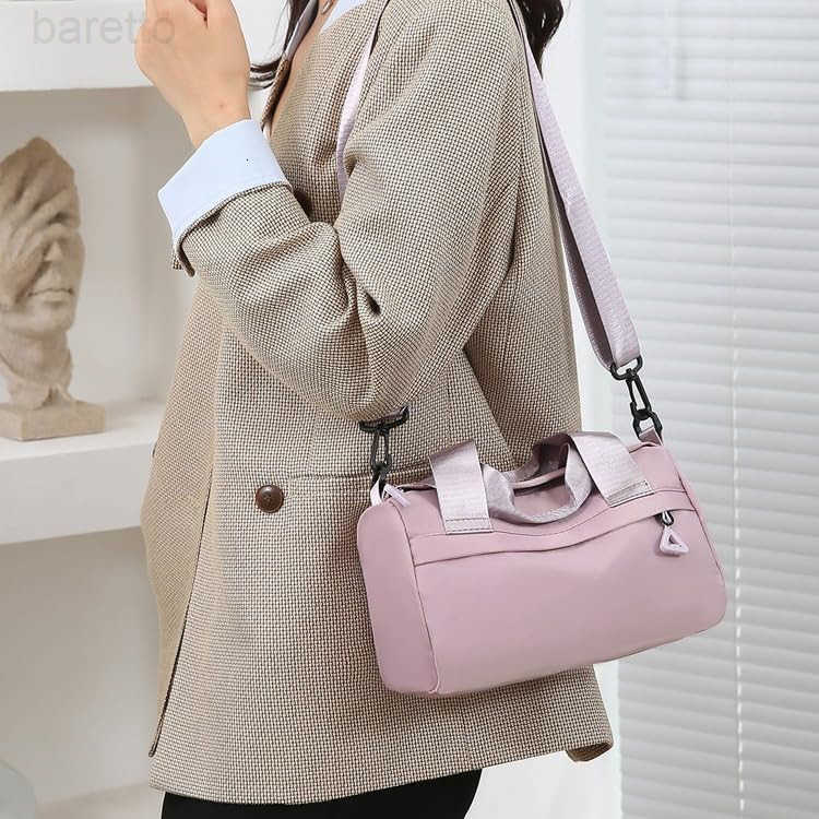 Gym Bag Casual Single Shoulder Crossbody Oxford Cloth Tote Z250909