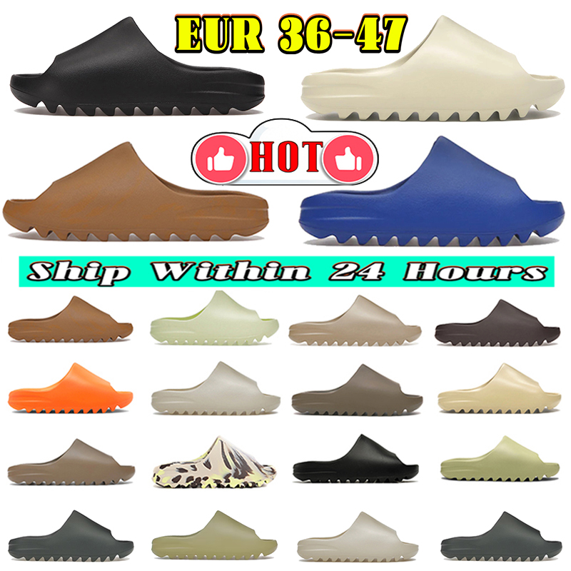 Designer Slide Slippers men women sliders Sandals mens Summer slider sand bone onyx classic Mens shoes slipper stock in USA fashion man Beach sandal size 36-47