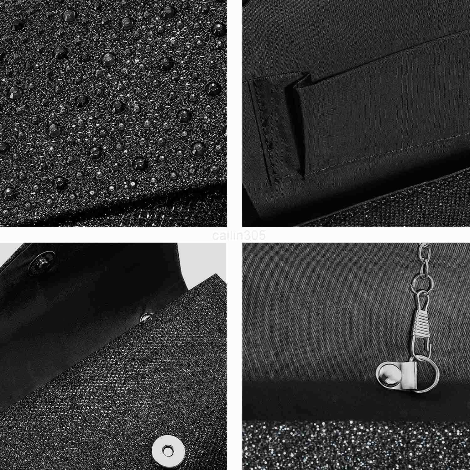 Evening Bag Clutch Rhinestone Envelope Party Handbag Bridal Prom Purse Z25909