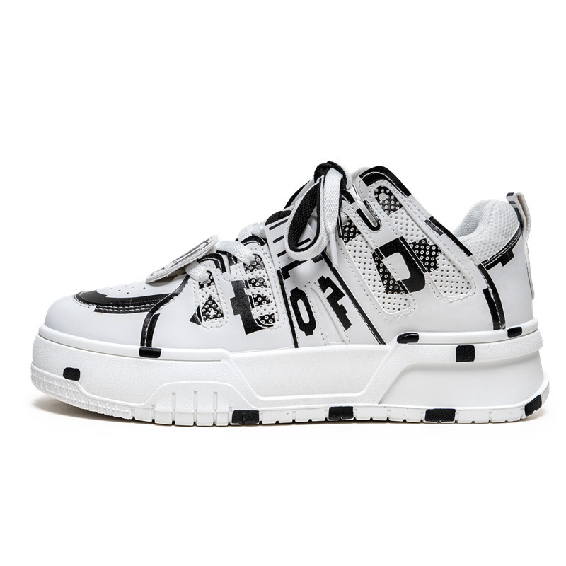 designer shoes sneakers womens mens shoes comfortable mesh breathable casual black white panda graffiti harajuku trainers size 36-44