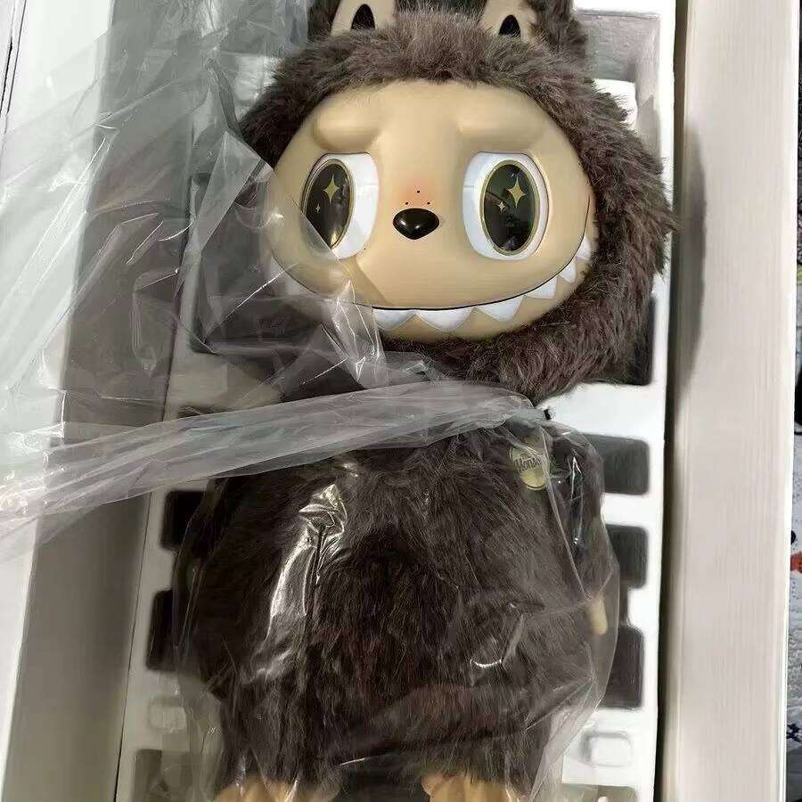 Vinyl Face Set Box Card Market Action Figure Plush Doll The Monster 58Cm Zemomo I Found You Monster Labubu Angel In Clouds
