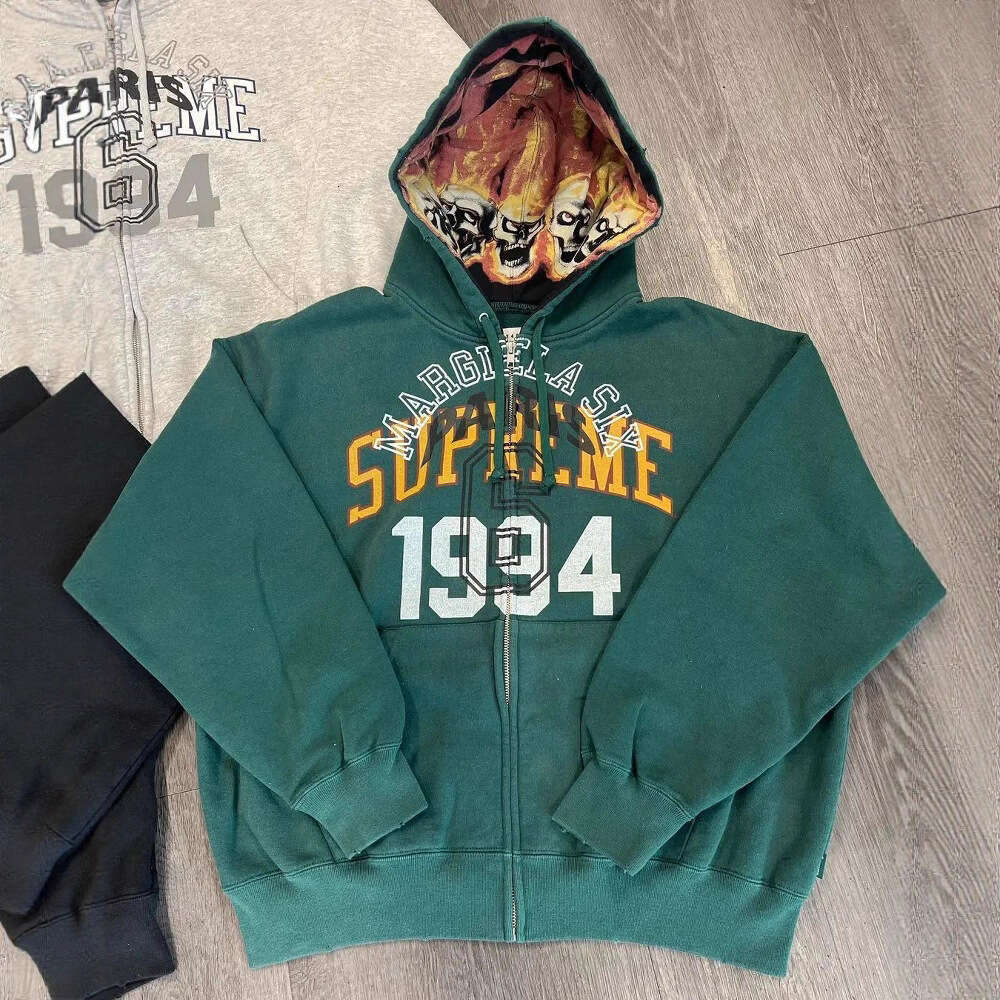 Zipper Cardigan 2025 New 1994 English 3D Print National Trend Treasure Boy Hoodie