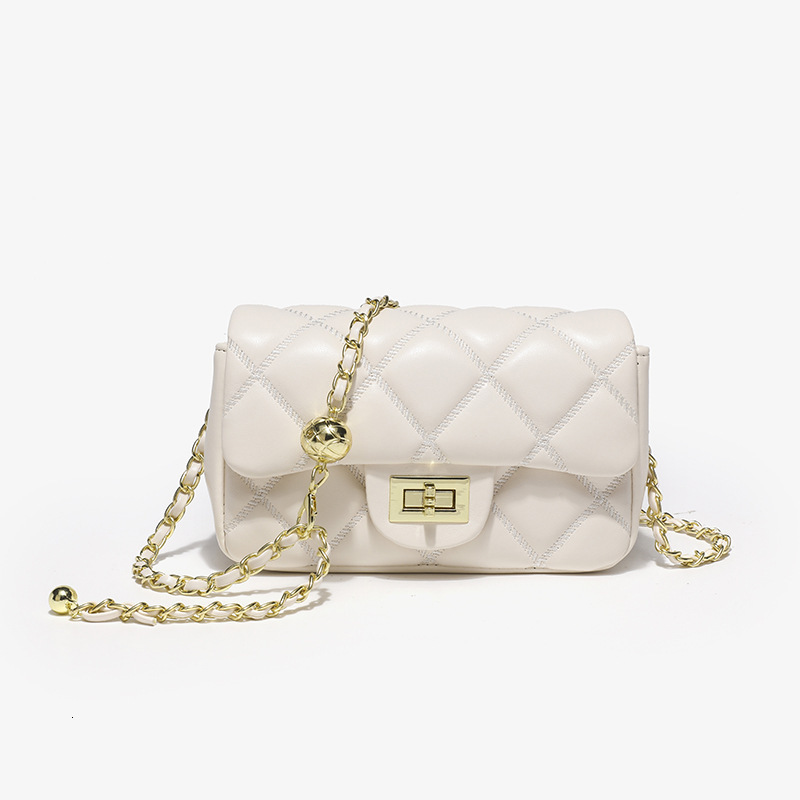 2025 new collection Women's Shoulder Bag Diamond Chain Bag New Fashionable Texture Small Square Bag Women's Crossbody Bag Autumn New Designe
