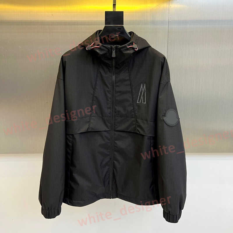 Designer Men's Jackets European Fashion Trendy Brand Loose Men's Hooded Jacket 2025 Autumn Winter New Badge Simple Style Sweatshirt Coat Trend