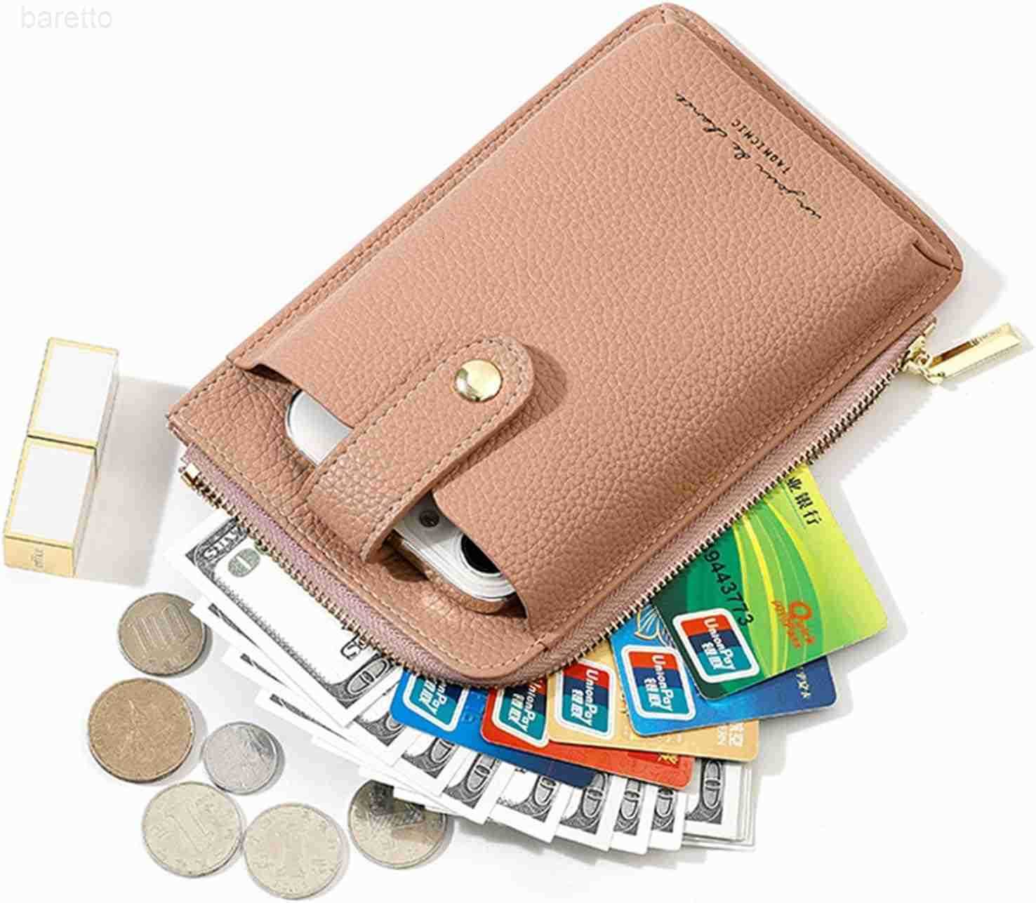Crossbody Bag Cellphone Purse Fanny Pack Travel Sling Zip Pouch Card Holder Handbag Wallet Lanyard Case Casual Daypack Pink Z250909