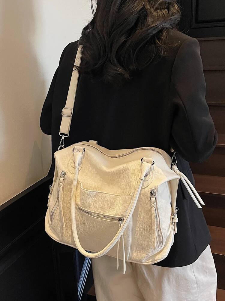 Fashionable design Large Capacity Autumn New Designer Bag Handbag Commuter Women's Crossbody Bag Soft PU Leather Travel Bag Women's Shoulder