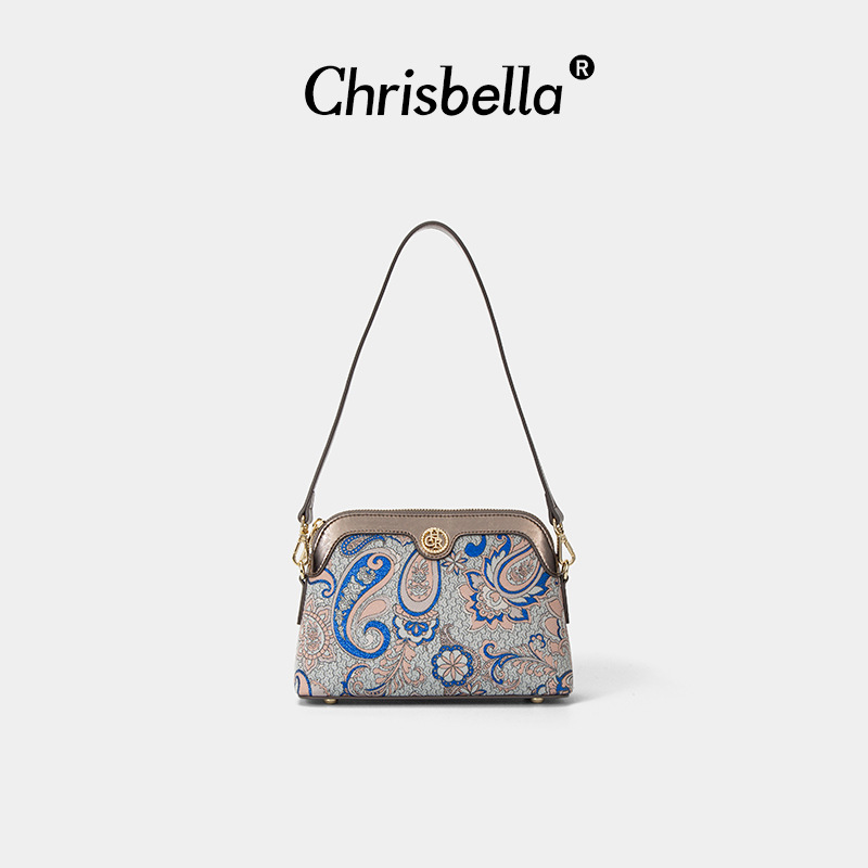 CHRISBELLA's new national style crossbody shell bag