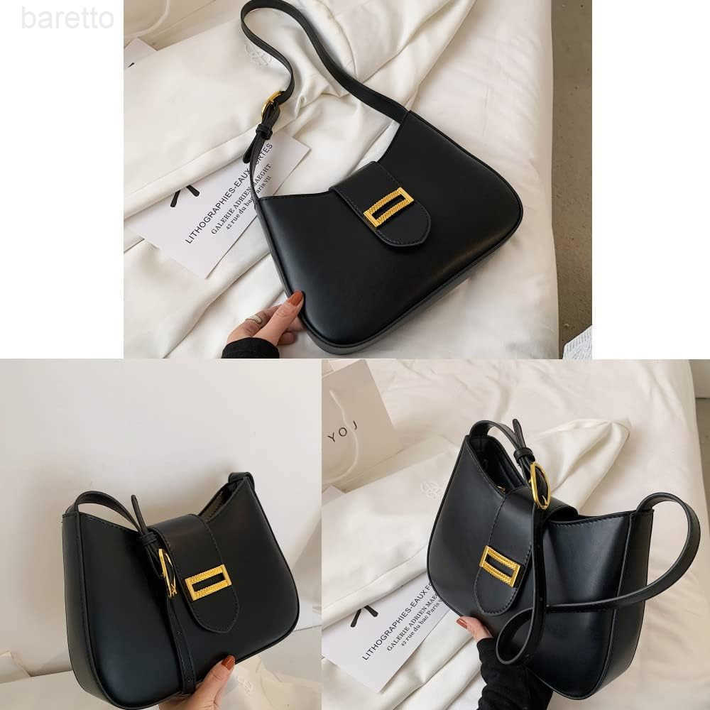 Shoulder BagRetro Small PurseTote Bag for Women with Zipper Closure Z250909