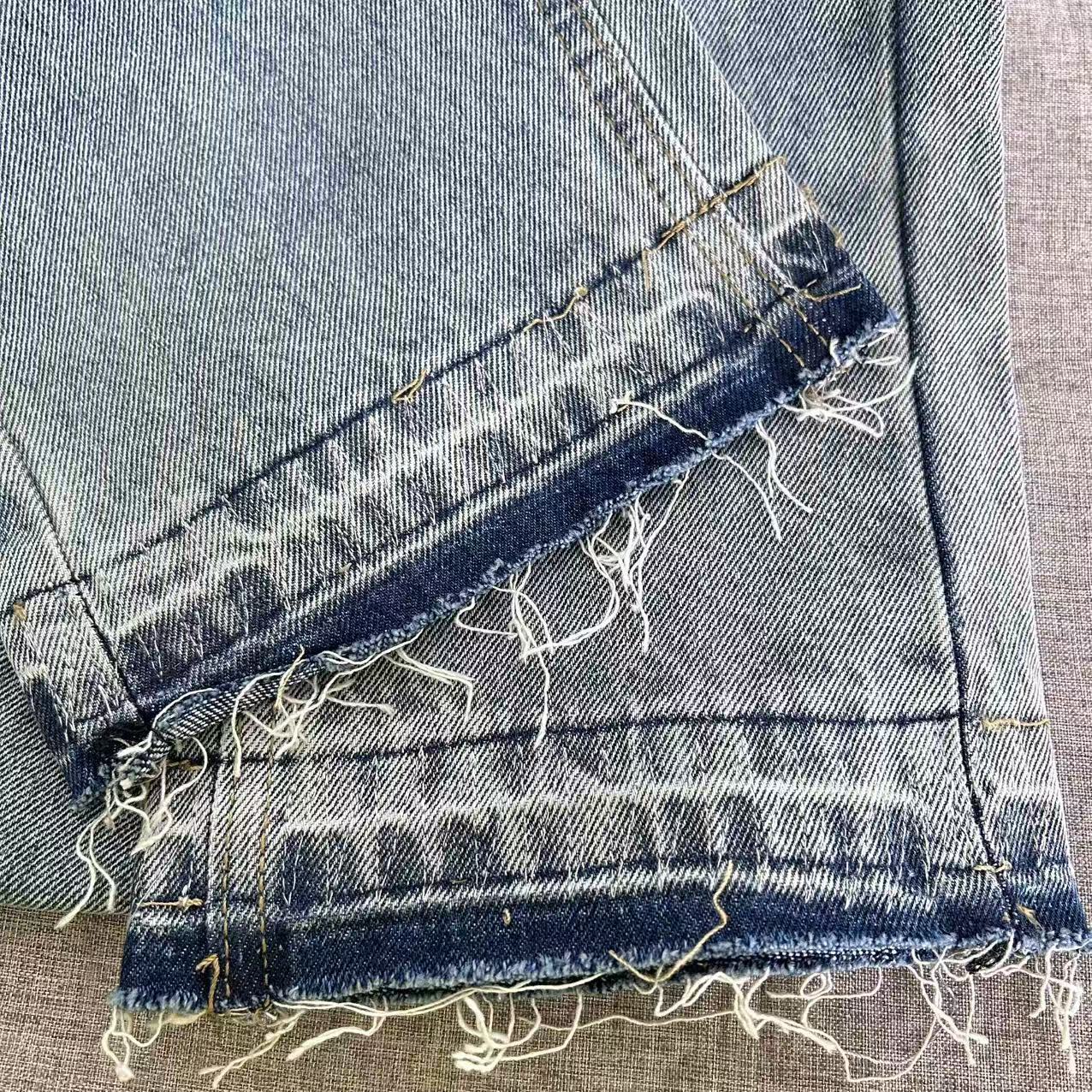 LUXUCH Man Jeans Designer Jeans Skinny Jeans Ripped Biker Slim Straight Skinny Pants Designer Stack Jeans Fashion Jean SIze 28-36