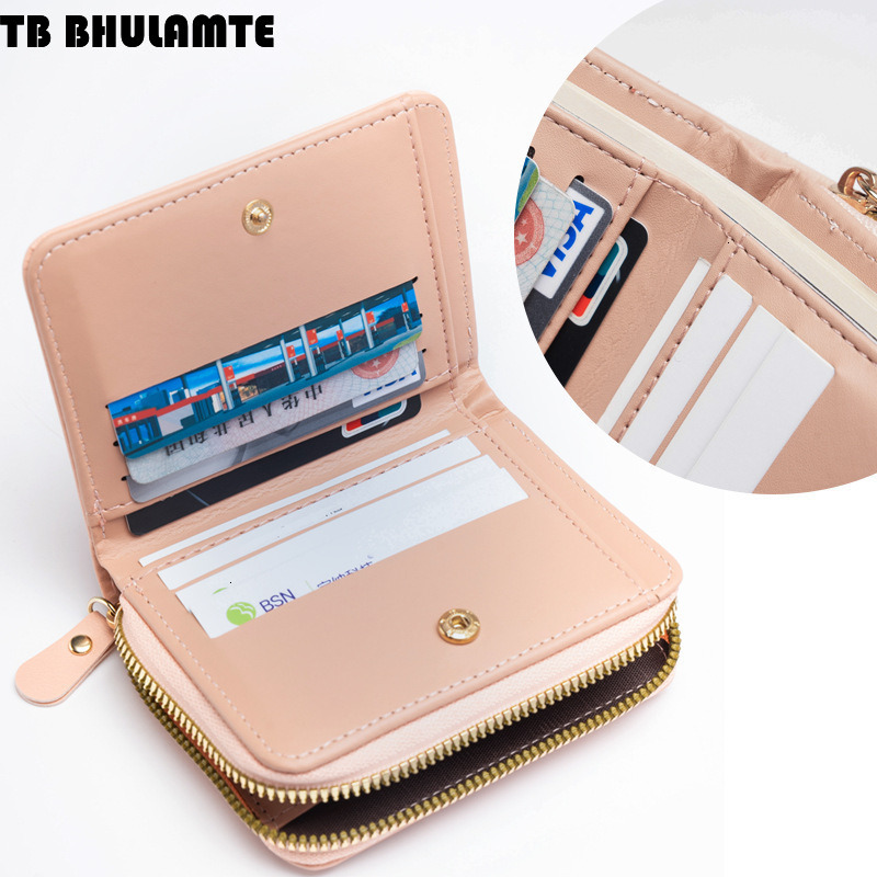 TB BHULAMTE Designer Wallet Hot-selling Women's Wallet Fashion Luxury Bag Embroidered Short Zipper Small Wallet Multi-card Slot Coin Purse Money 