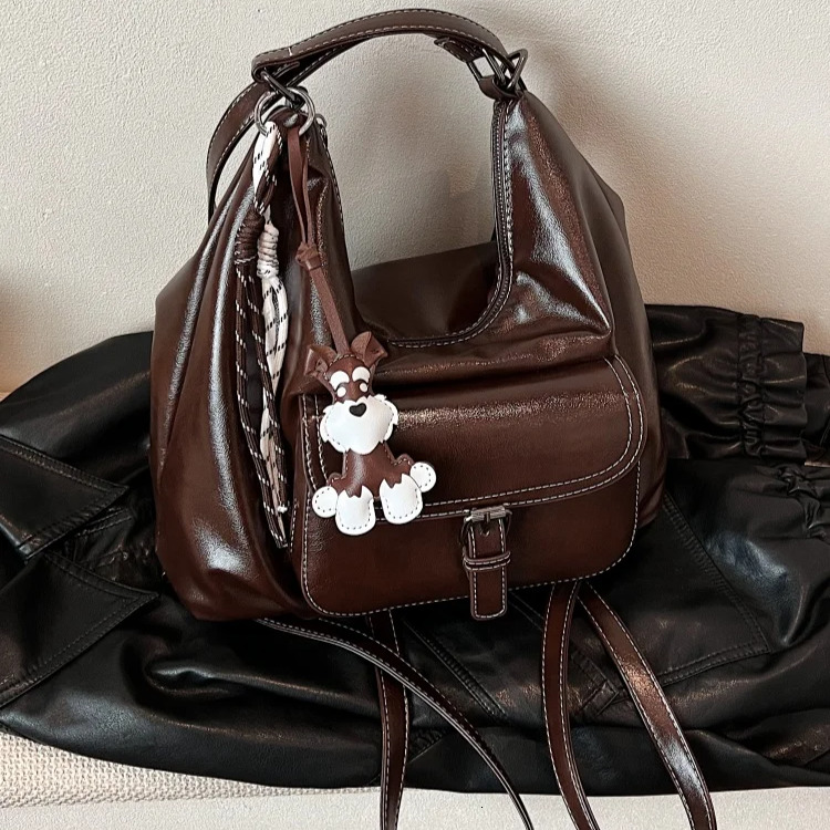Vintage design Style Large Capacity Handbag With Multiple Carrying Methods For Commuting And Leisure, Women's Shoulder Bag, Autumn New Designer
