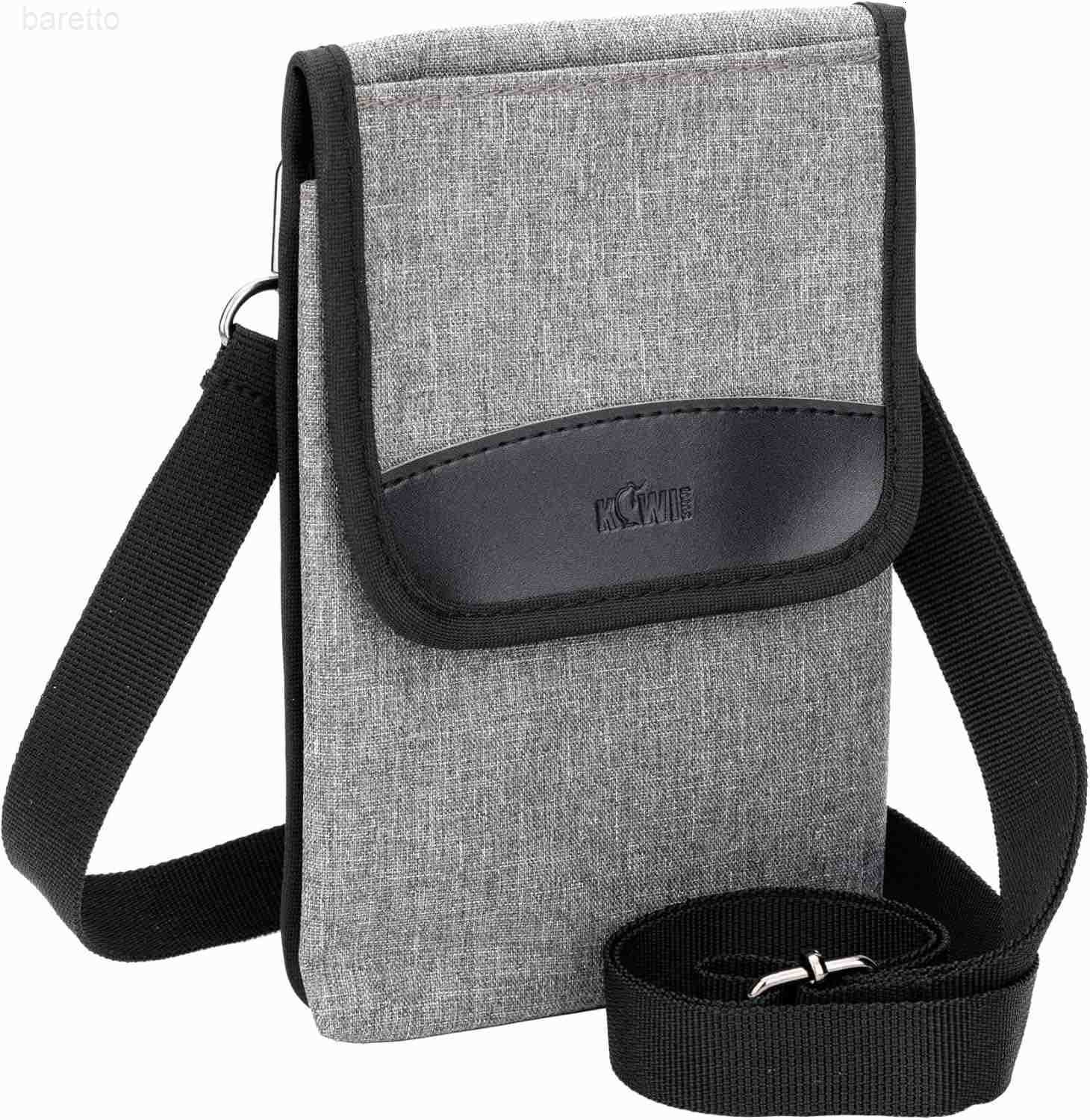 Travel Cell Phone Pouch Belt Pouch Phone Holster Crossbody Bag with Shoulder Strap for iPhone 16 15 14 Pro Max Case Holder with Neck Lanyard Smartphon