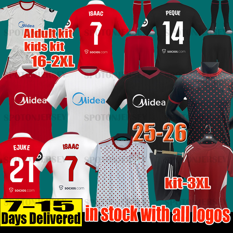 25 26 Sevilla soccer jersey SERGIO RAMOS SOW FC football shirts J. NAVAS 16 Men kits Kids Equipment camiseta sevilla fc football jersey 2025 2026 Seville Futbol