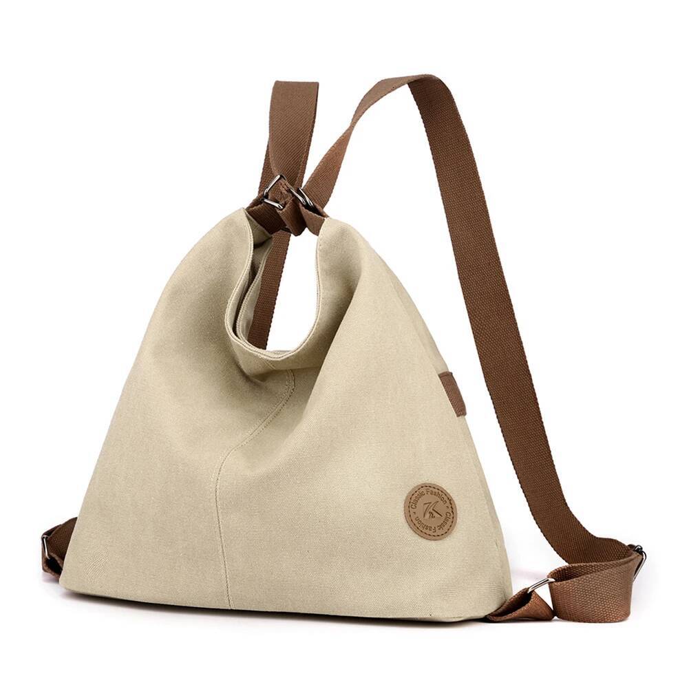 Convertible Backpack Handbag Large Capacity Simple Handbag Autumn New Designer Bag design With Zipper Pocket Travel Bag Shoulder Bag