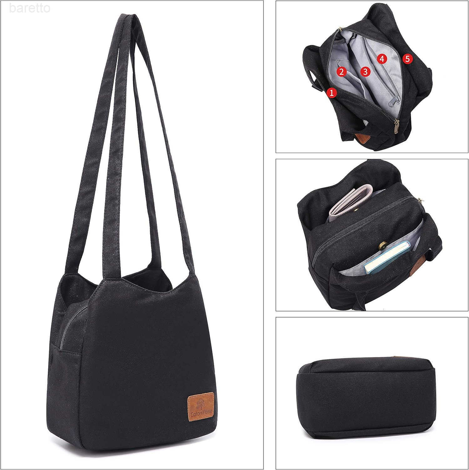 Mini Shoulder Bag Hippie Top Zip Canvas Sling Bag Jacquard cloth Handmade Bags Z250909