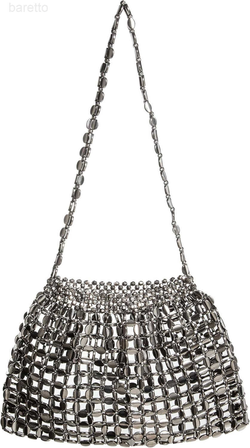 Bead Sequin Shoulder Bag Acrylic Beaded Fashion Purse with Lining Elegant SingleStrap Bag for Evening Z250909
