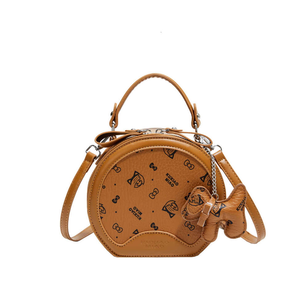 Kong Light Hong Luxury Cake For Women 2025 New Round Small Bag High-Quality Texture Spring Summer Crossbody Handbag