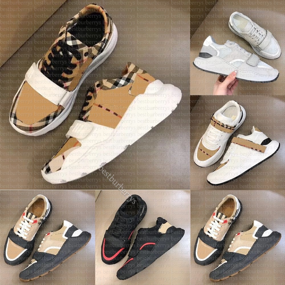 Designer Arthur Casual Shoes Striped Vintage Sneaker Women Men Shoe Luxury Trainers Platform Suede Leather Sneakers Plaid With Box