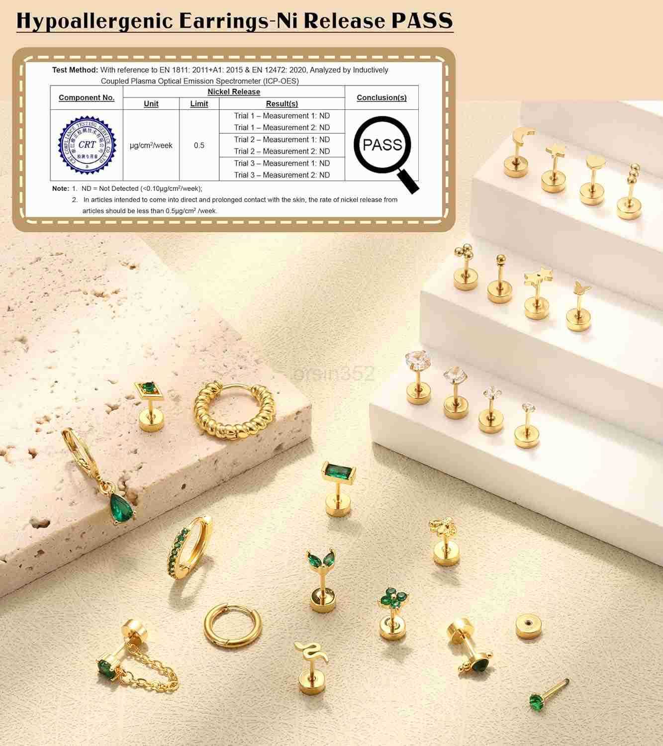 Flat Back Earrings for Women Hypoallergenic Surgical Steel Earrings for Sensitive Ears 20G Small Stainless Steel Flatback Stud Hoop Cartilage Earring 