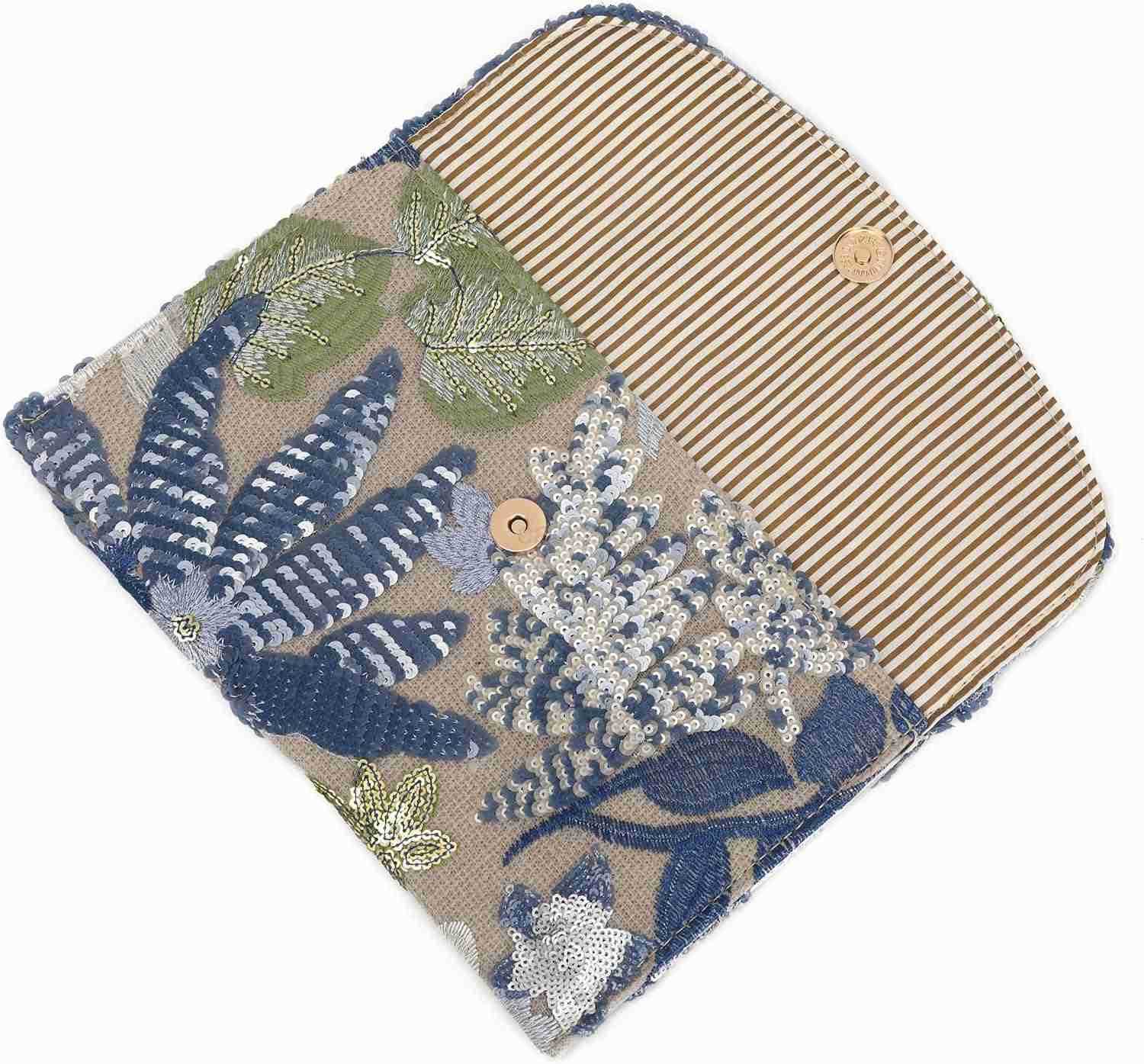 Floral Embroidered Clutch bag Beaded Evening Bags Sparkly Party Purses with Sequins Envelope Wedding Purse Z25909