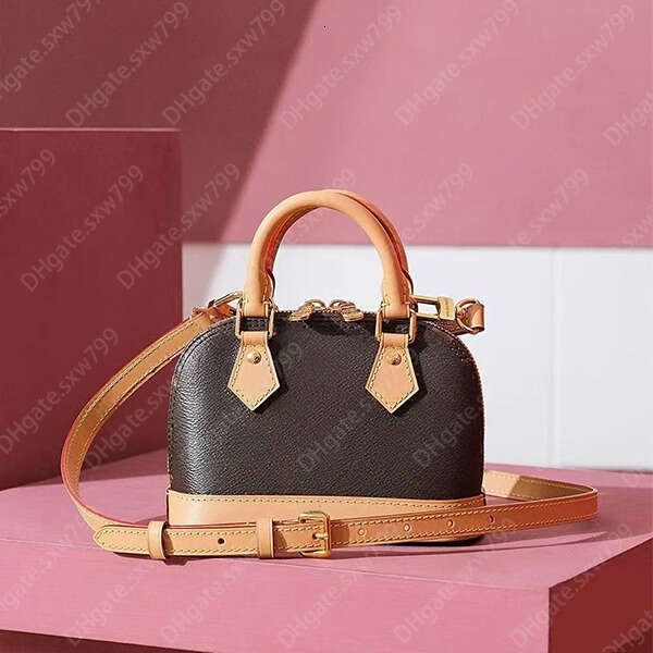 TOP Mirror QualityLadies Fashion Casual Designer Nano Shell Handbag Totes Cross body Shoulder Bag M82717 Purse Pouch