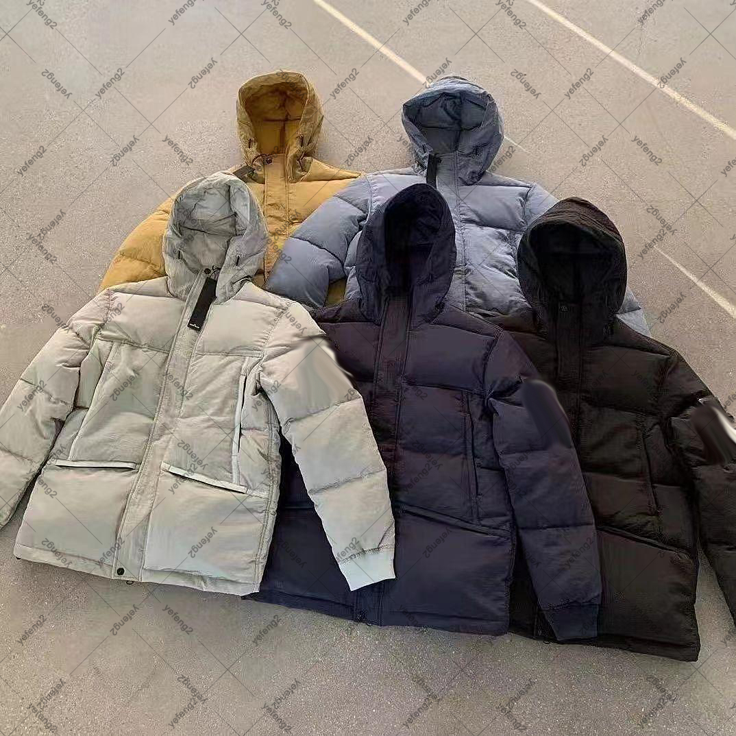 Mens designer jacket classic puff jacket embroidery cpst fashion company winter badge cotton padded jacket