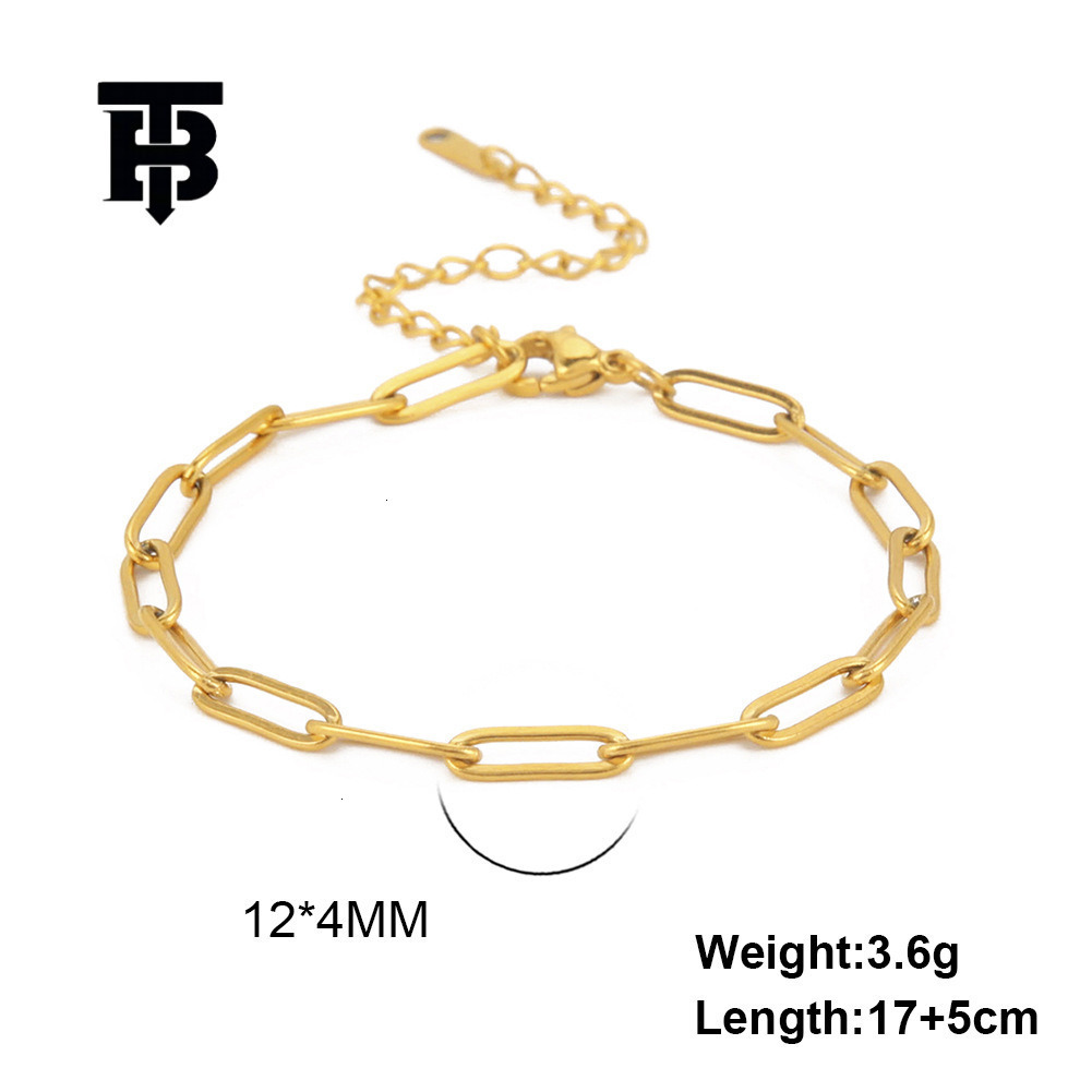 TB BHULAMTE Free Shipping New Designer Accessories 18K Gold Plated Color Retention Jewelry Minimalist Rectangular Chain Buckle Simple Elegant Women�