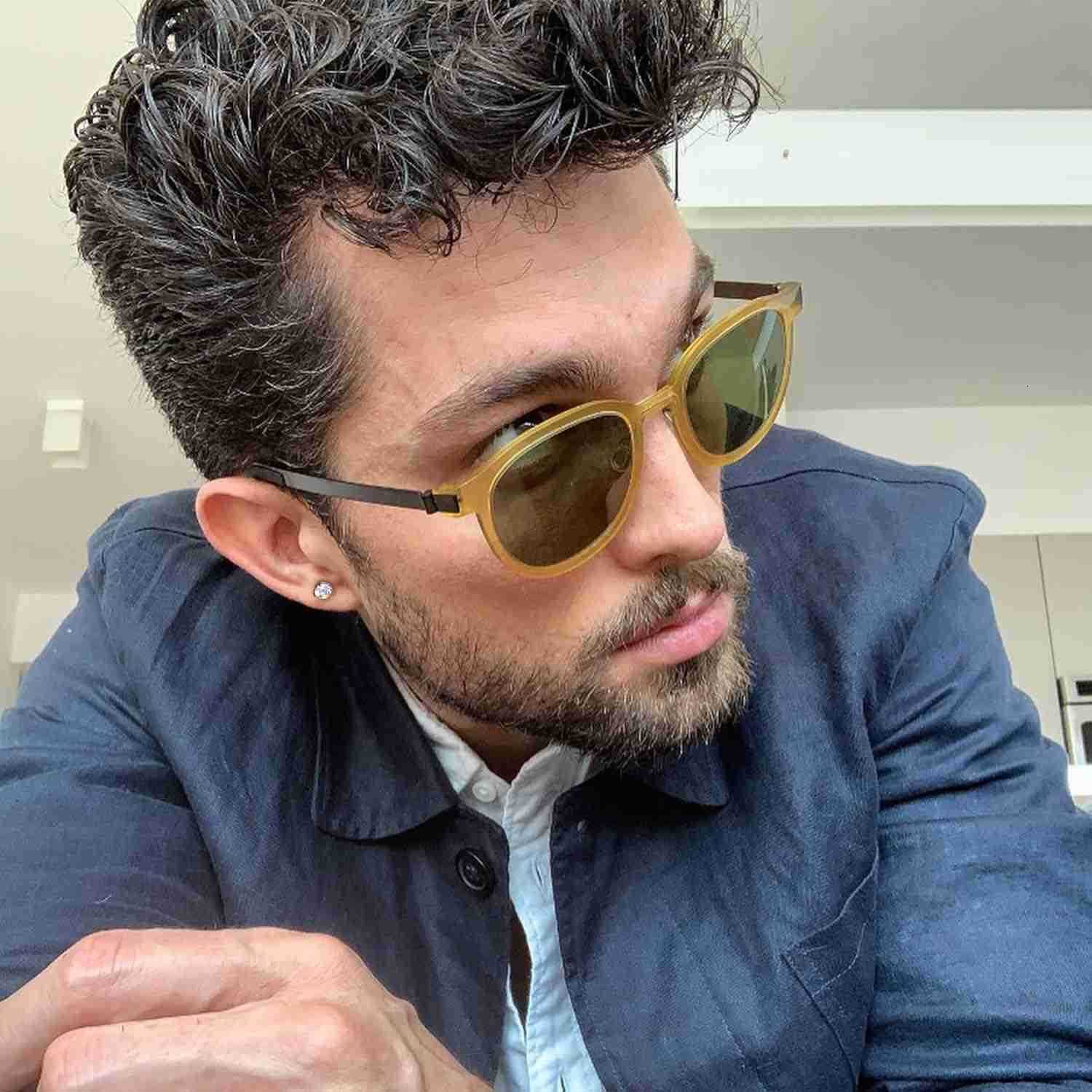 Stud Earrings 18K White Gold Plated Solid 925 Sterling Silver Earring Hypoallergenic Dainty Flat Back Stud Earrings Jewelry for Women Men D Color VVS1