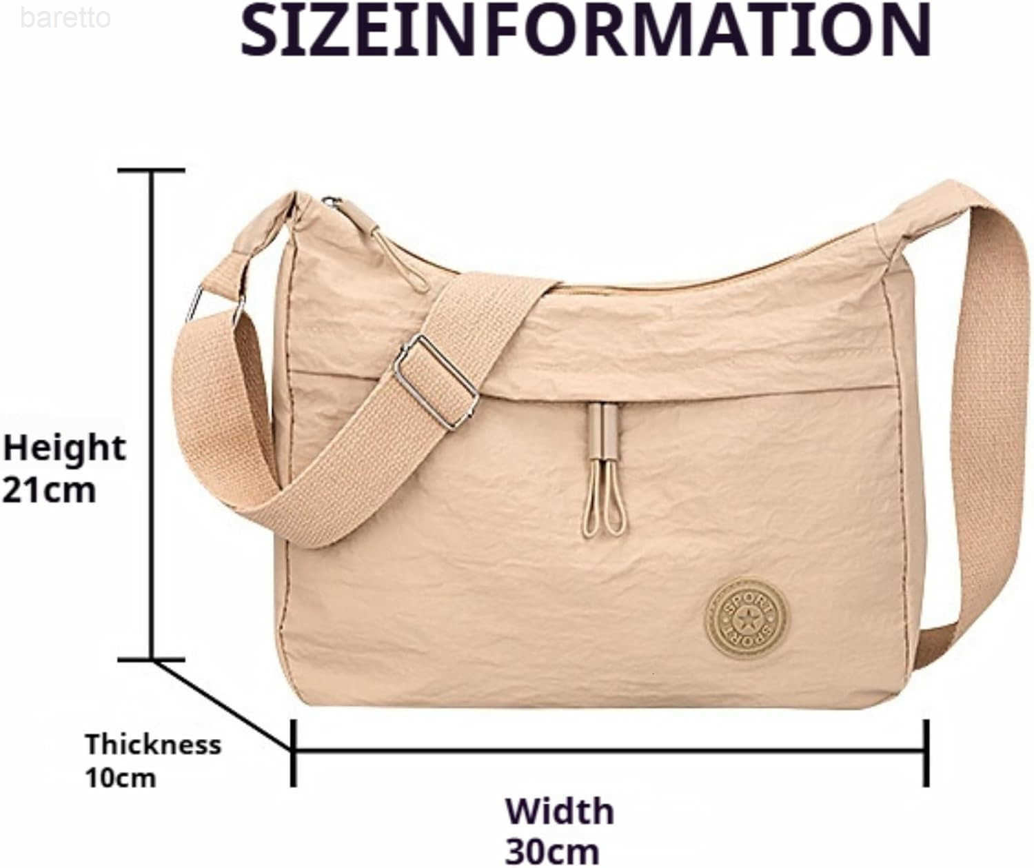 Crossbody Bags for Women Large Sling Shoulder Bag Lightweight Canvas Tote Bag Waterproof Casual Everyday Purse Z250909