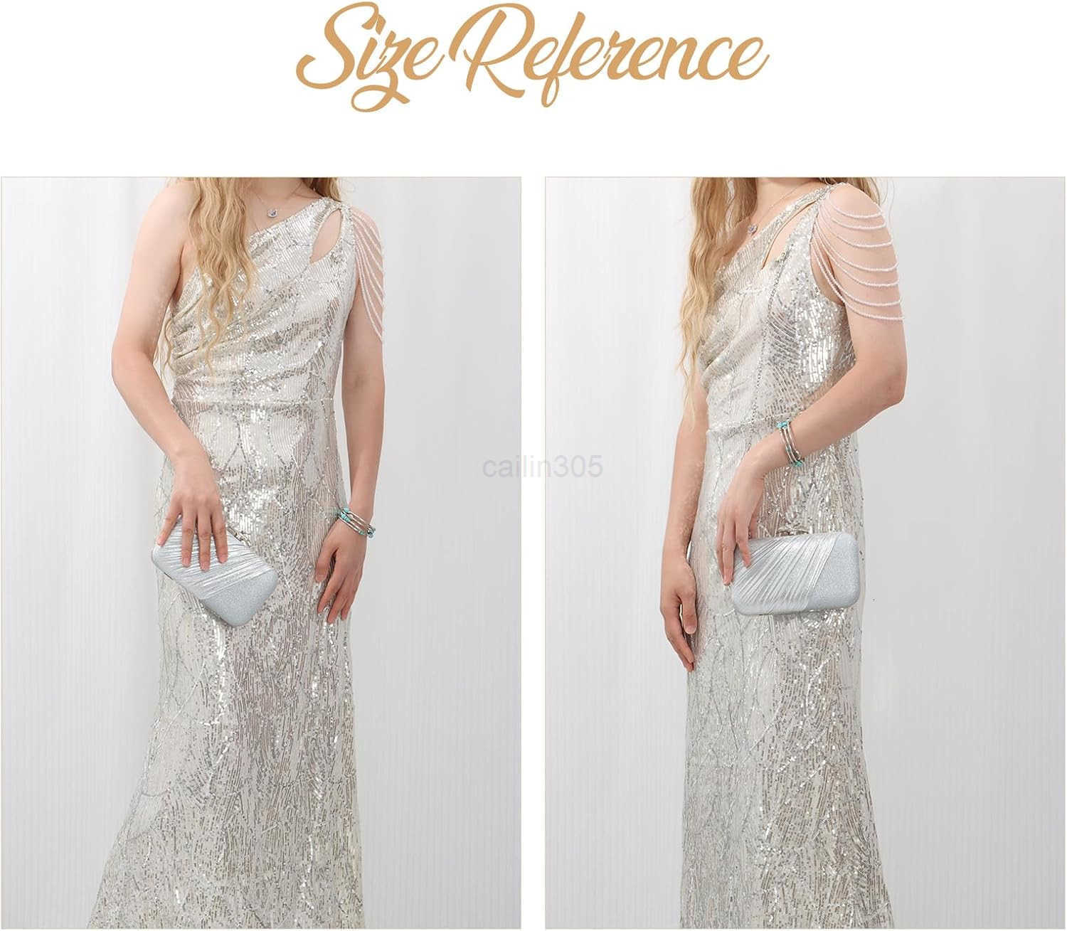 Clutch Purses for Women Evening Bag Pleated Satin Formal Handbag Sparkling Shoulder Crossbody Bag Z25909