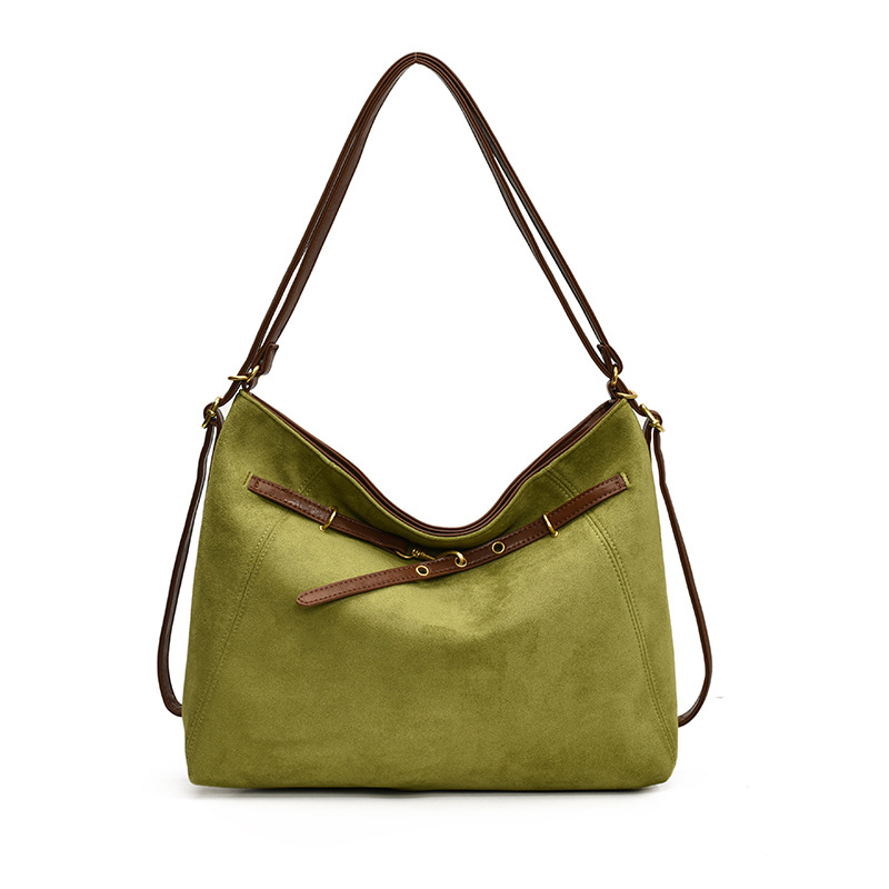 Designer bag free shipping Suede large capacity tote bag new autumn and winter casual commuting tote bag