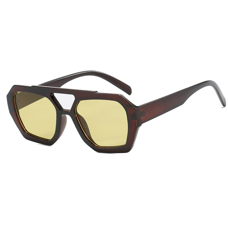 Leopard Print Tinted Lens Trendy Vintage Sunglasses, Square Frame Sunglasses for Everyday Use, Fashion Sunglasses for Outdoor Activities, Valentine�