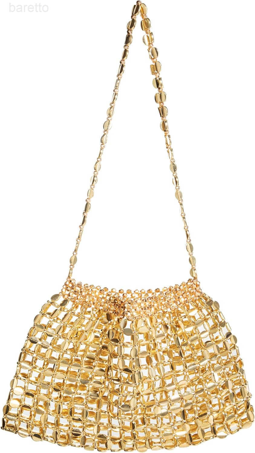 Bead Sequin Shoulder Bag Acrylic Beaded Fashion Purse with Lining Elegant SingleStrap Bag for Evening Z250909