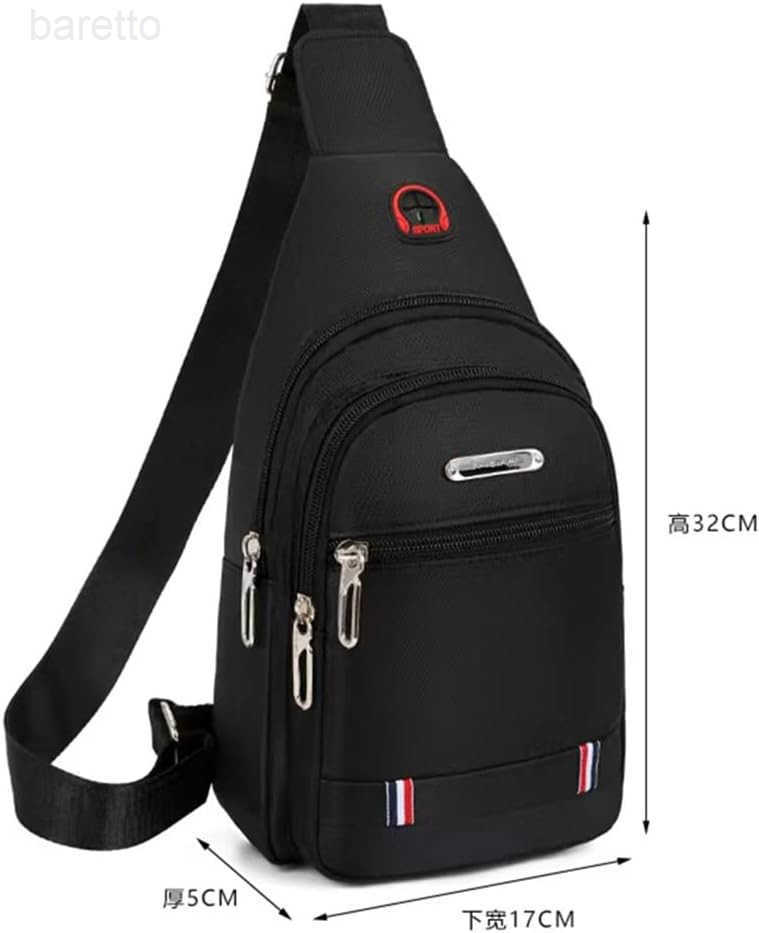 chest bag canvas leisure bag sports small backpack oxford cloth single shoulder messenger bag Z250909