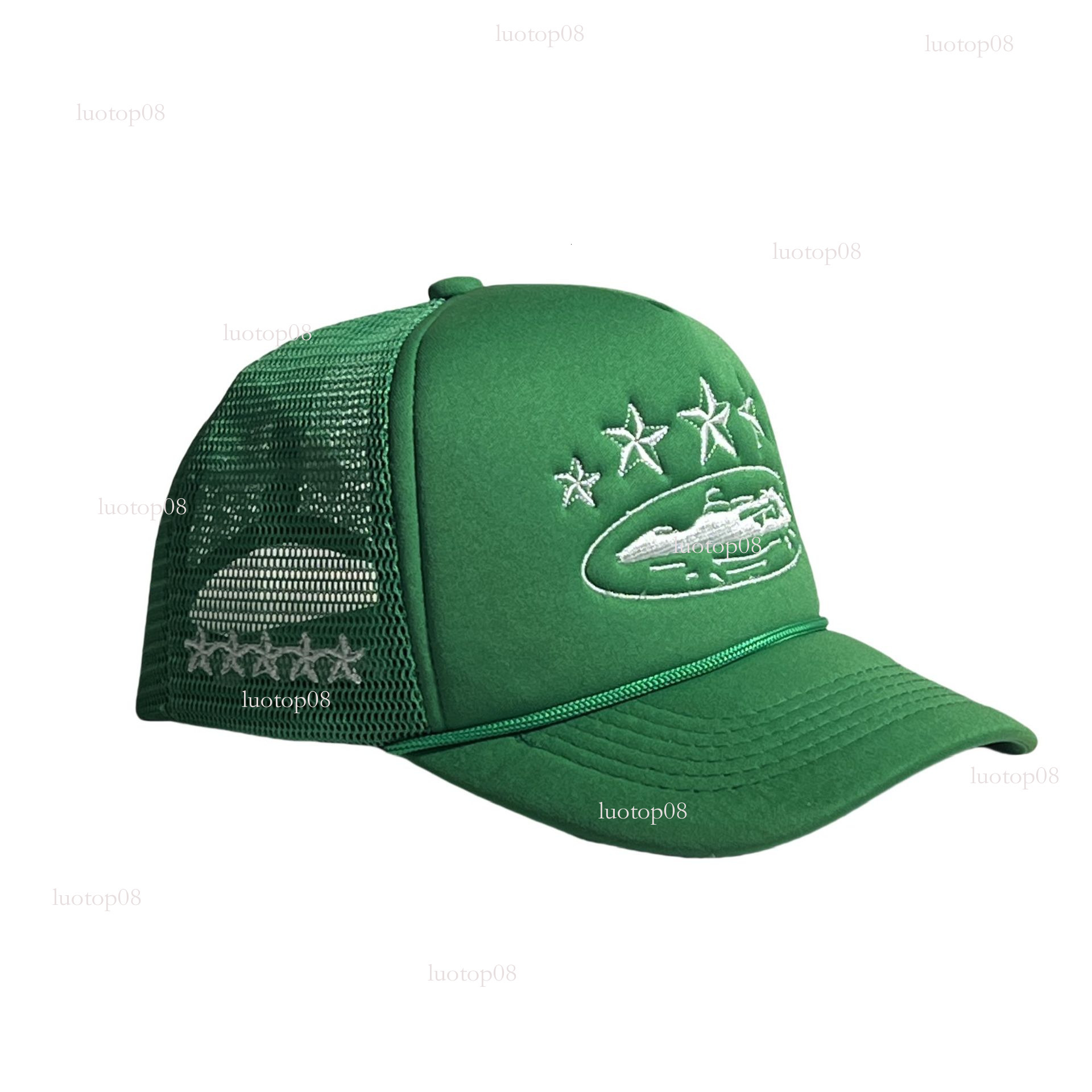 fashion designer new trendy brand baseball personalized cruise ship embroidery fivepointed truck fashion star mesh cap luxurious casual hat