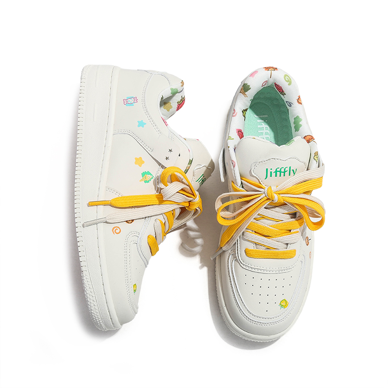 Crayon Shin-chan Collaborative Graphic Print Loafers: Versatile Unisex Board ShoesJFY-290