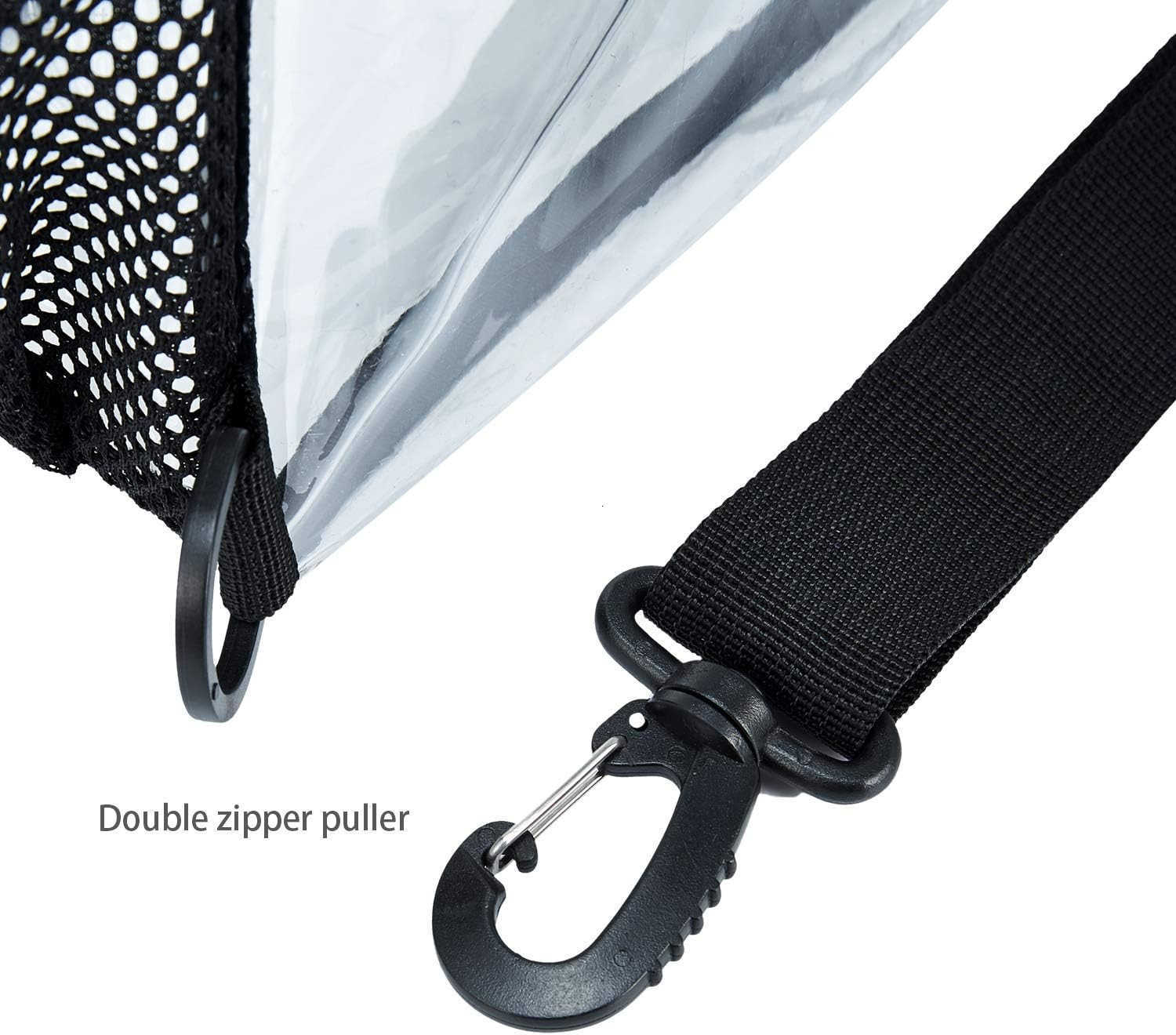 Clear Sling Backpack Crossbody Bag for Men Transparent Concert Approved Bag Plastic One Strap Z250909