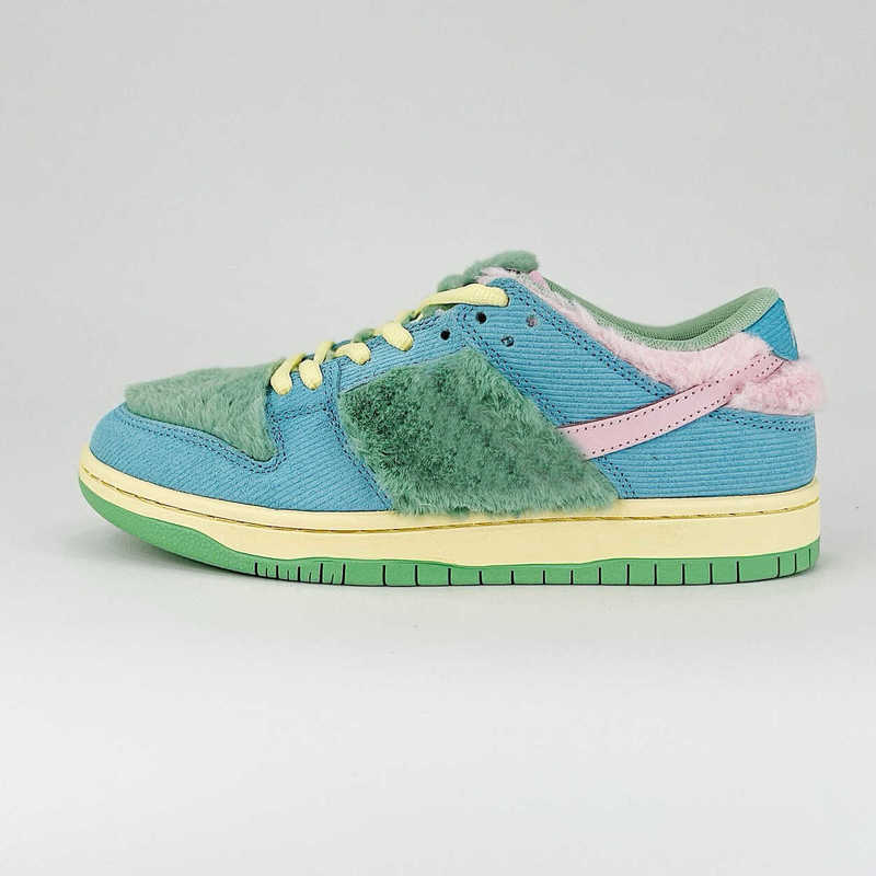 New Verdy x Low Co branded Series Top Shock Absorber Shoes Casual Blue Green Pink 3645