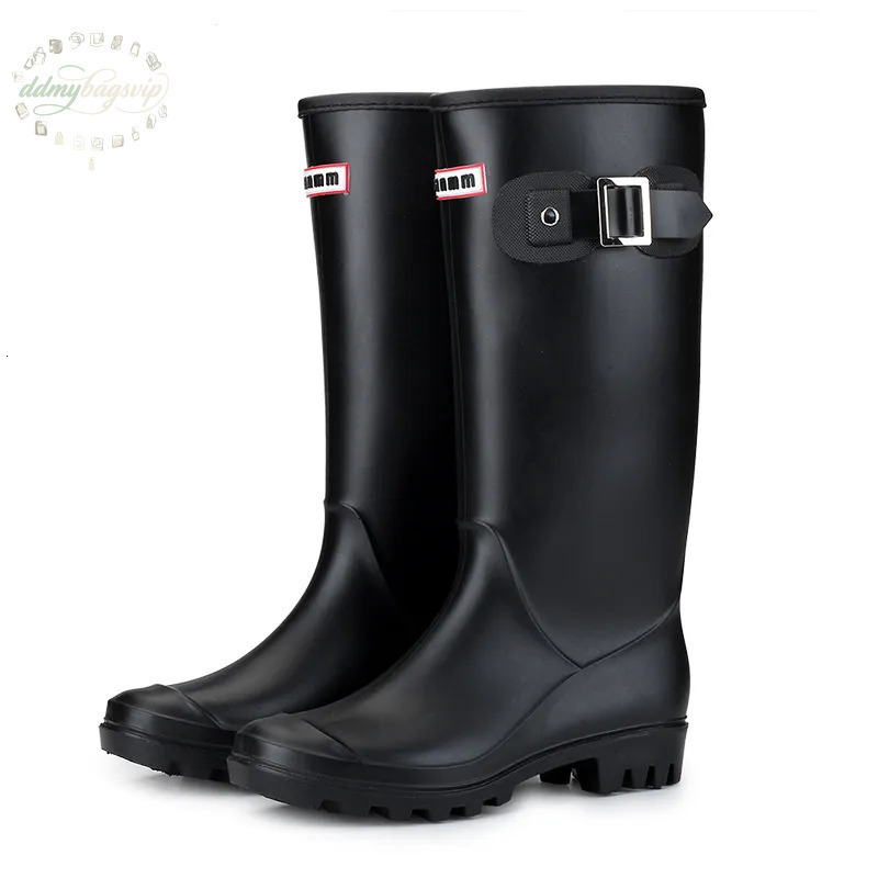 Bestseller Designer Women's Boots Snow Rubber High Cut Breathable Rain Black Lightweight Shoes Fashion Autumn/winter Wellies Size 35-42 ddmybagsv