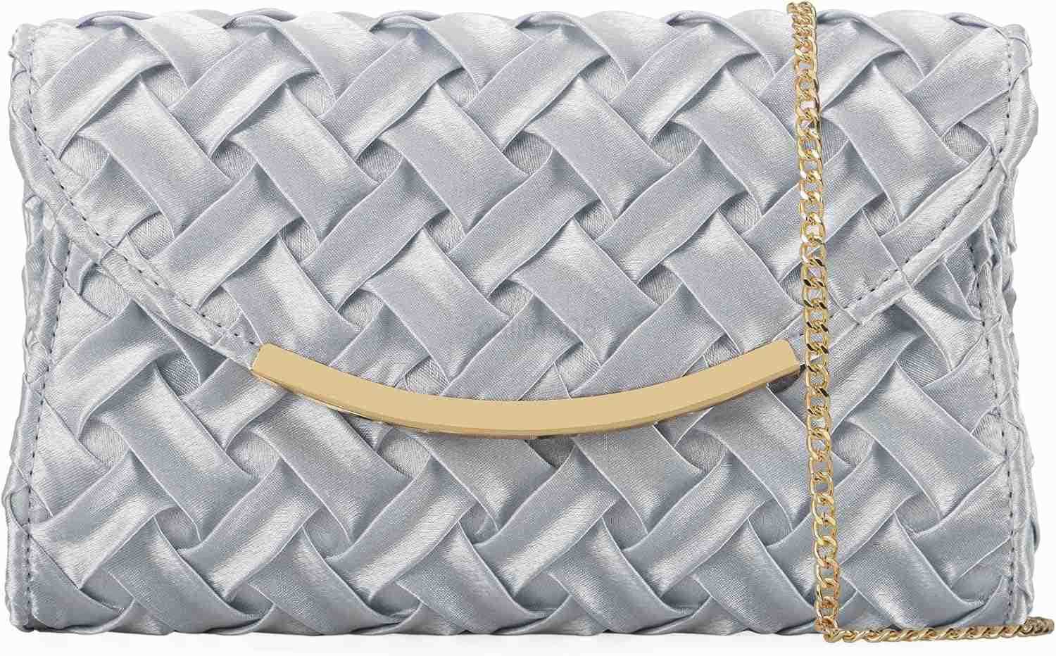 Evening Bag Women Small Dressy Clutch Handbag Formal Purse for WeddingPromBlack tie Party Z25909