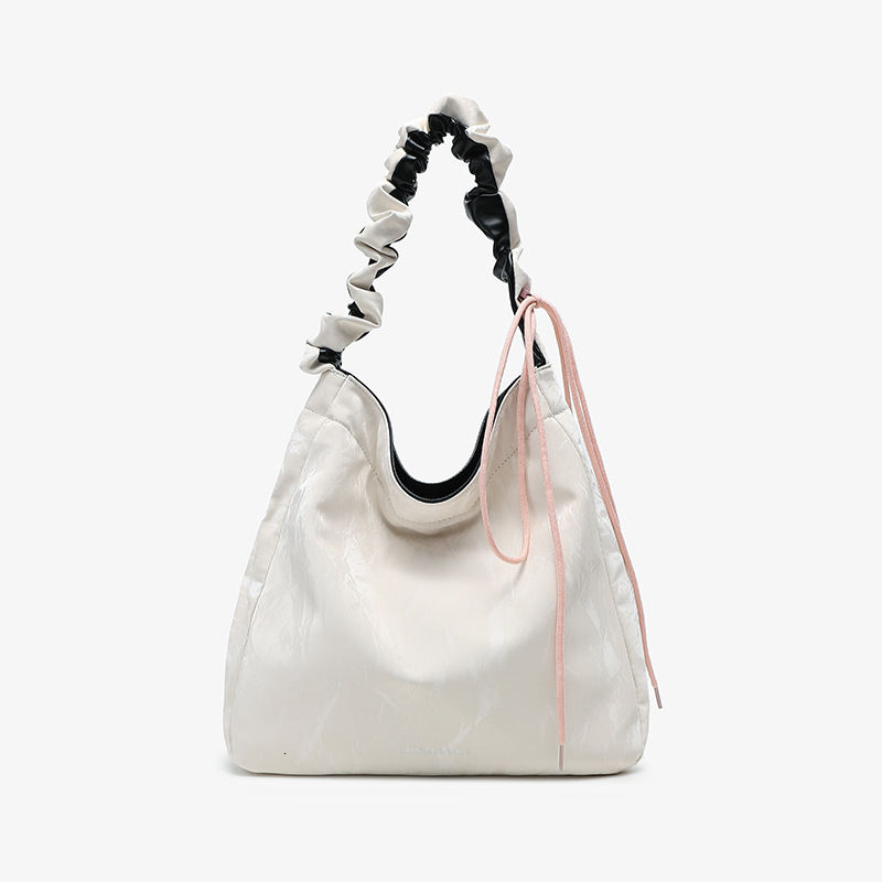 2025 new collection Niche Handbag Fashionable Women's Shoulder Bag Autumn New Item Contrasting Color Designer Bag Minimalist Style Armpit Tote Ba