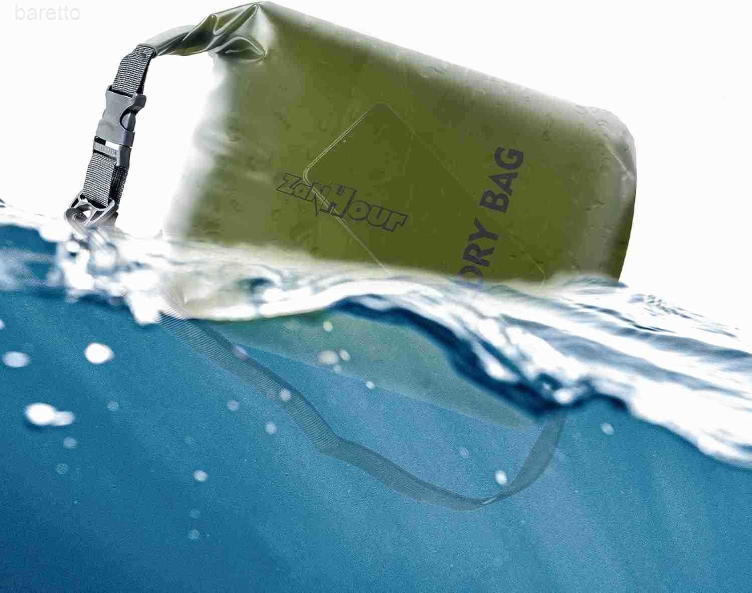 Dry Bag Roll Top Transparent Storage Bag2L5L10L20LSuitable for Traveling Swimming Kayaking Camping Fishing Rainy Day Trips Z250909