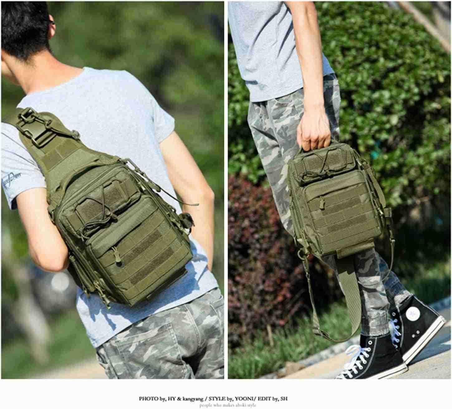 Gear Backpack Tackle Bag Multifunctional WaterResistant Single Shoulder Z250909