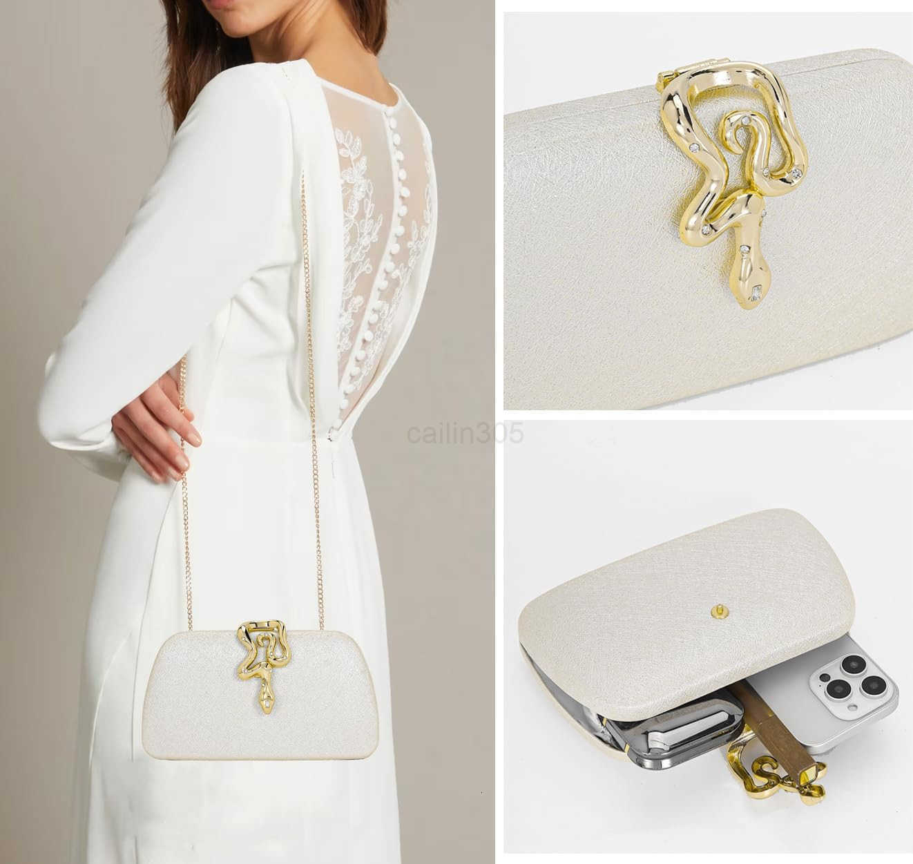 Evening Bag Clutch Purses for Women Formal Elegant Wedding Party Prom Clutch Handbag Z25910