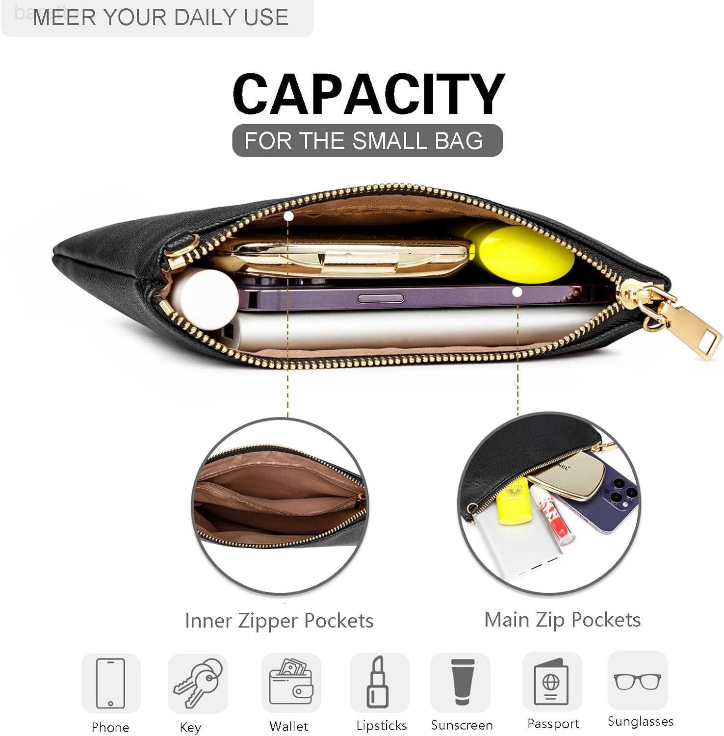 Crossbody Bags for Women Trendy Clutch Purse PU Leather Shoulder Bags with Adjustable Strap Z250909