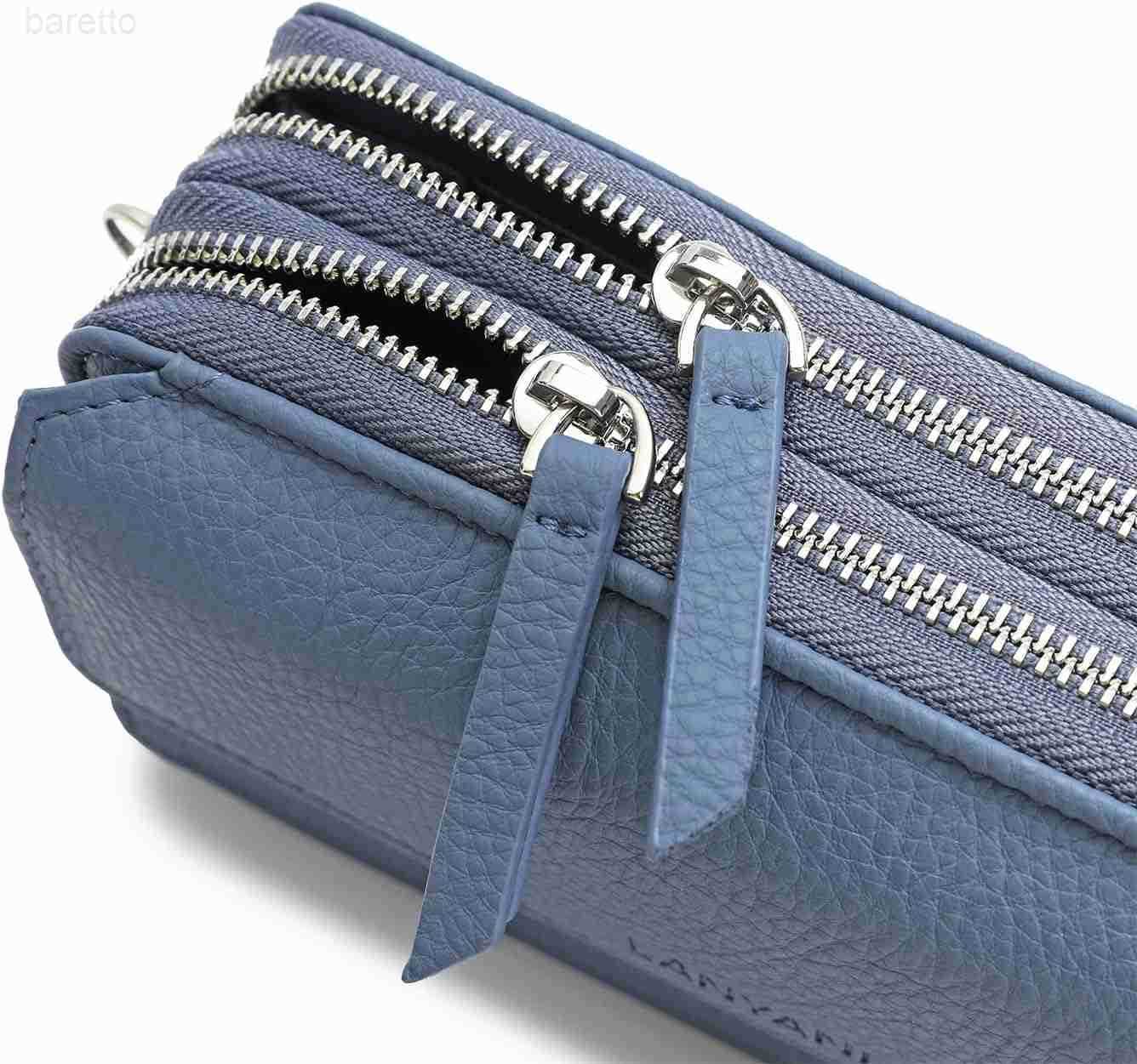 Crossbody Wallet Wristlet Purse with Phone Pocket For Women Vegan Leather Z250909