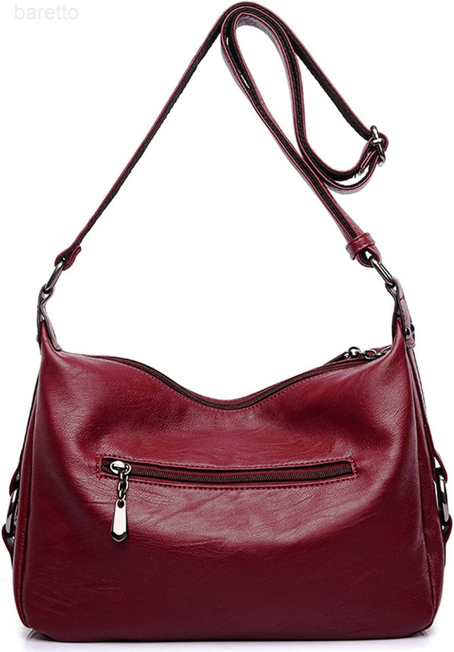 Womens Medium Retro Sling Shoulder Bag from Soft Faux Leather Handbag Z250909